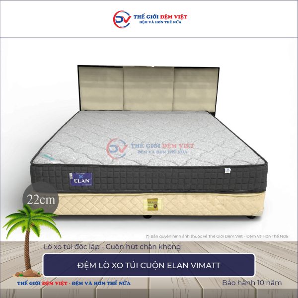 Đệm lò xo túi cuộn Elan Vimatt
